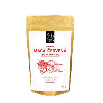 Natu Maca červená BIO prášek 80 g