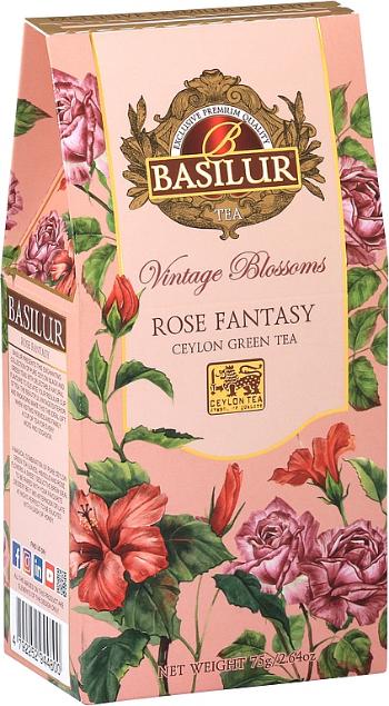 Basilur Vintage Blossoms Rose Fantasy papír 75 g