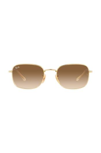 Sluneční brýle Ray-Ban zlatá barva, 0RB3706