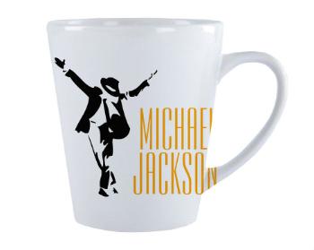 Magický hrnek Latte Michael Jackson