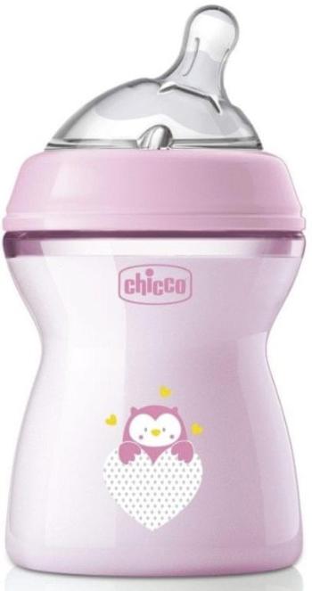 Chicco Láhev kojenecká Natural Feeling 250 ml dívka 2m+