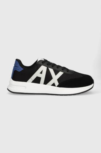 Sneakers boty Armani Exchange XUX071.XV527.S281 černá barva, XUX071 XV527 S281