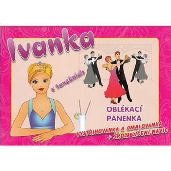 Oblékací panenka Ivanka v tanečních: vystřihovánka a omalovánka + škola líčení navíc (8594168990676)