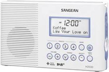 Koupelnové DAB+ rádio Sangean H-203D, FM, bílá