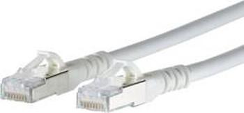 Síťový kabel RJ45 Metz Connect 1308453088-E, CAT 6A, S/FTP, 3.00 m, bílá