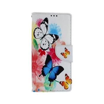 TopQ Xiaomi Redmi Note 8 Pro knížkové Barevné s motýlky 46127 (Sun-46127)