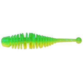 Berkley gumová nástraha powerbait power naiad spring green sunshine yellow - 7 cm 8 ks