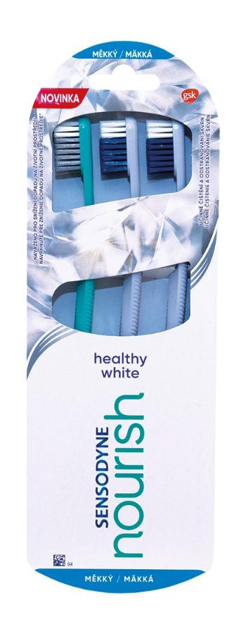 Sensodyne Nourish Healthy White zubní kartáček 3 ks