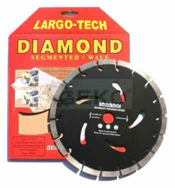 Kotouč diamantový řezný segmentový, 230x10x22,2mm GEKO