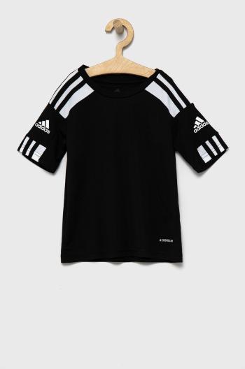 Dětské tričko adidas Performance GN5739 černá barva, s potiskem