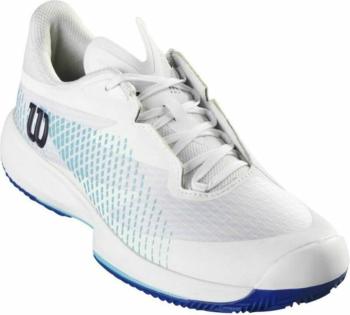 Wilson Kaos Swift 1.5 Clay Mens Tennis Shoe White/Blue Atoll/Lapis Blue 43 1/3 Pánské tenisové boty