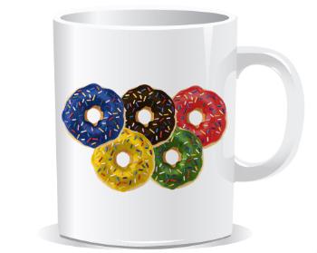 Hrnek Premium Donut olympics