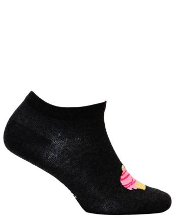 Dívčí kotníkové ponožky WOLA CUPCAKE hnědé Velikost: 39-41