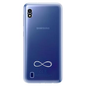 Odolné silikonové pouzdro iSaprio - čiré - Infinity - Samsung Galaxy A10