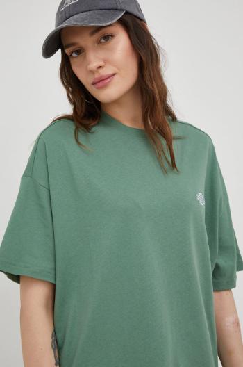 Bavlněné tričko Dickies zelená barva
