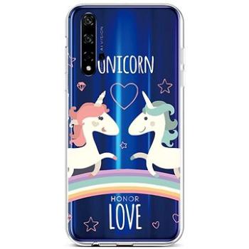 TopQ Honor 20 silikon Unicorn Love 43331 (Sun-43331)