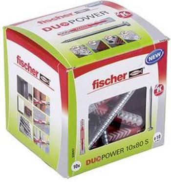 2komponentní hmoždinka Fischer DUOPOWER 10x80 S LD 538257, Vnější délka 80 mm, Vnější Ø 10 mm, 10 ks