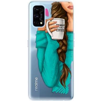 iSaprio My Coffe and Brunette Girl pro Realme 7 Pro (coffbru-TPU3-RLM7pD)