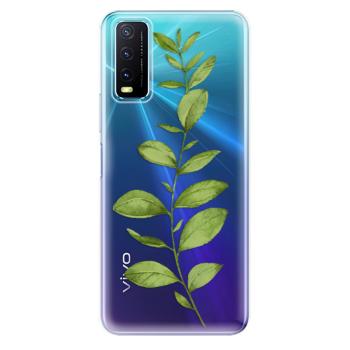 Odolné silikonové pouzdro iSaprio - Green Plant 01 - Vivo Y20s