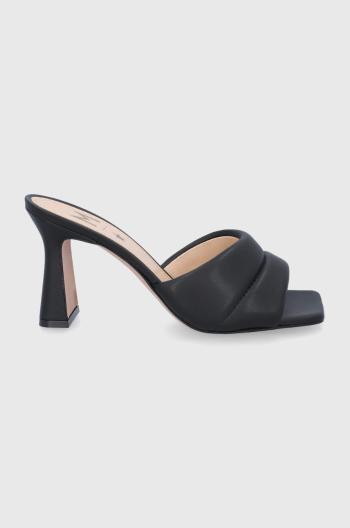 Pantofle Marella Dinda dámské, černá barva, na podpatku