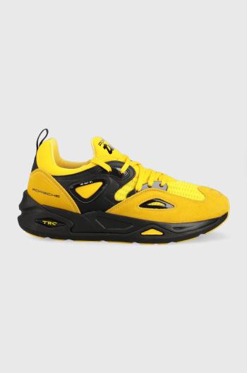 Sneakers boty Puma žlutá barva