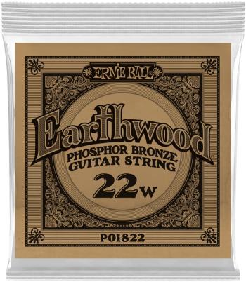 Ernie Ball Earthwood Phosphor Bronze Single .022