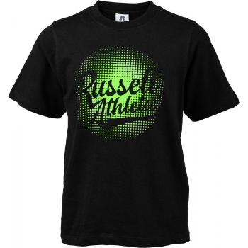 Russell Athletic TRIKO DĚTSKÉ NEON Dětské tričko, černá, velikost 116