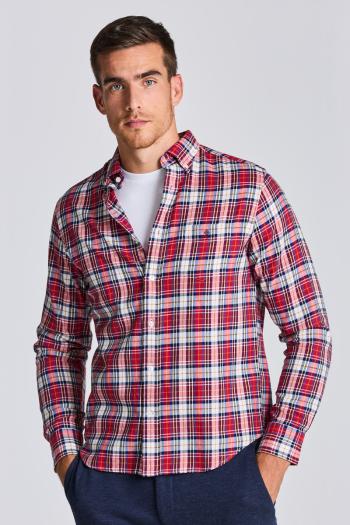 KOŠILE GANT D1. REG UT TARTAN CHECK SHIRT růžová L