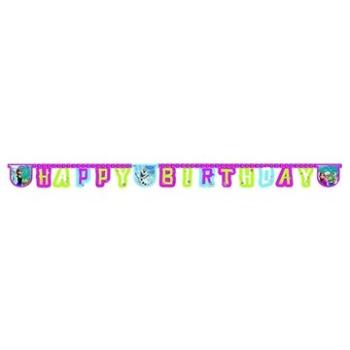 Banner - girlanda frozen - ledové království happy birthday - narozeniny - 215 cm (5201184846292)