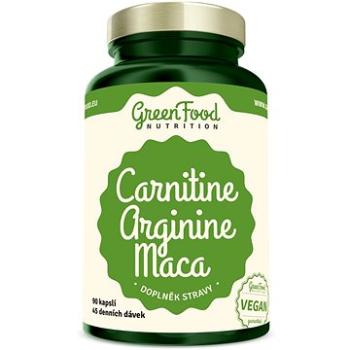 GreenFood Nutrition Carnitin Arginin Maca 90 kapslí (8594193920488)