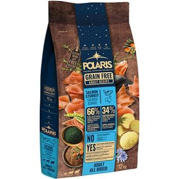 Polaris bezobilné granule s čerstvým masem Adult s lososem a krůtím 12kg (5999566110511)