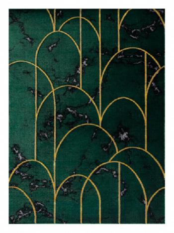 Dywany Łuszczów Kusový koberec Emerald 1016 green and gold - 140x190 cm Zelená