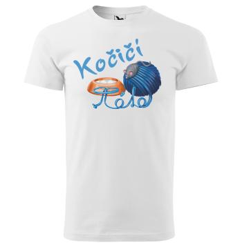 Tričko Kočičí táta (Velikost: 2XL, Barva trička: Bílá)