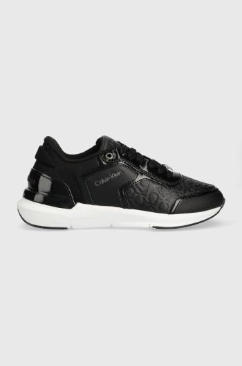 Sneakers boty Calvin Klein Hw0hw01375 Flexi Runner Mono Mix černá barva