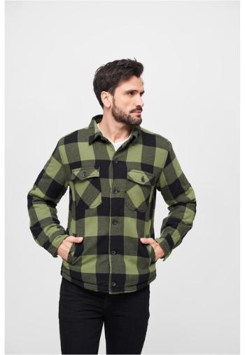Brandit Lumberjacket black/olive - 5XL