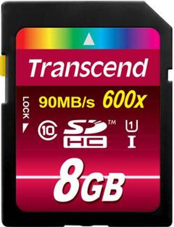 Karta SDHC, 8 GB, Transcend Ultimate TS8GSDHC10U1, Class 10, UHS-I