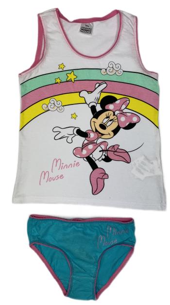 EPlus Dívčí spodní prádlo - Minnie Mouse set zelený Velikost - děti: 128/134