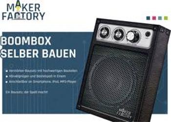 Stavebnice MAKERFACTORY 150394 MF Boom-Box-Bausatz