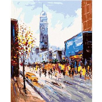 Všední den v New Yorku, 40×50 cm, bez rámu a bez vypnutí plátna (6045610)