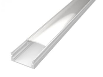 LED Solution Nástěnný profil pro LED pásky N3 bílý délky a typy profilů: Profil + Nacvakávací čirý kryt 2m