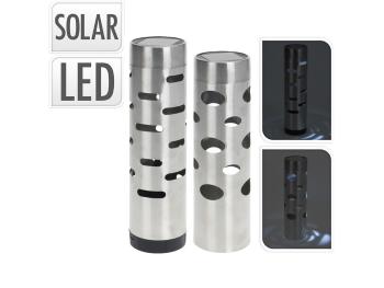 PROHOME - Lampa solární nerezový cylindr různé druhy
