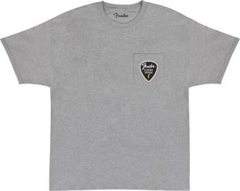 Fender Pick Patch Pocket Tee Athletic Gray S