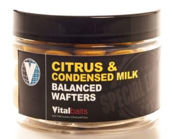 Vitalbaits wafters citrus & condensed milk yellow 80 g - 14 mm