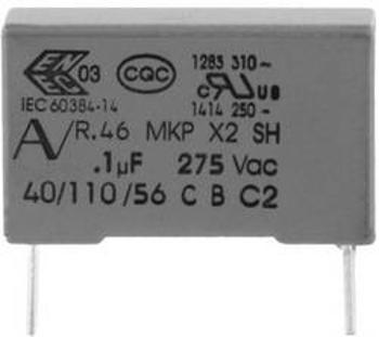 Odrušovací kondenzátor MKP radiální Kemet R46KN31500001M+, 150 nF, 275 V, 20 %, 1 ks