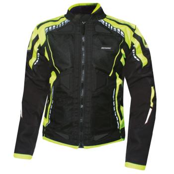 Pánská textilní moto bunda Spark Athmos  černá-fluo  4XL