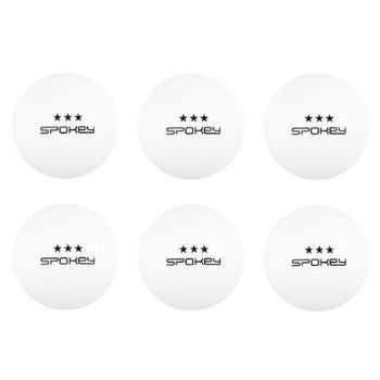 Spokey SPECIAL-Pingpongové míčky 3*, 6 ks, bílé