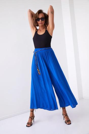 Tmavě modré culottes kalhoty 81733