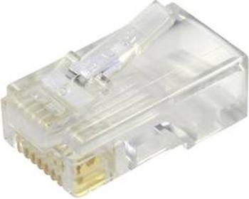 RJ45 konektor BEL Stewart Connectors 940-SP-3088 - zástrčka, rovná RJ45 počet pólů: 8P8C, čiré sklo, 1 ks