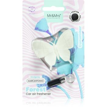 Mr & Mrs Fragrance Forest Cucumber vůně do auta (White Butterfly) 1 ks