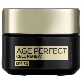 L'Oréal Paris Age Perfect Cell Renew SPF30 50 ml denní pleťový krém na všechny typy pleti; proti vráskám; na rozjasnění pleti